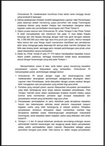 Ket Fot : Surat Lanjutan Ombudsman RI