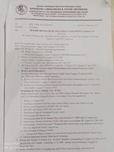 Foto : SK 380 dinyatakan Palsu